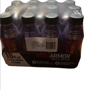 Body Armor Mamba Forever Limited Edition Kobe Bryant 12/16oz Sealed New